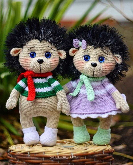 Receita Ouriço Amigurumi