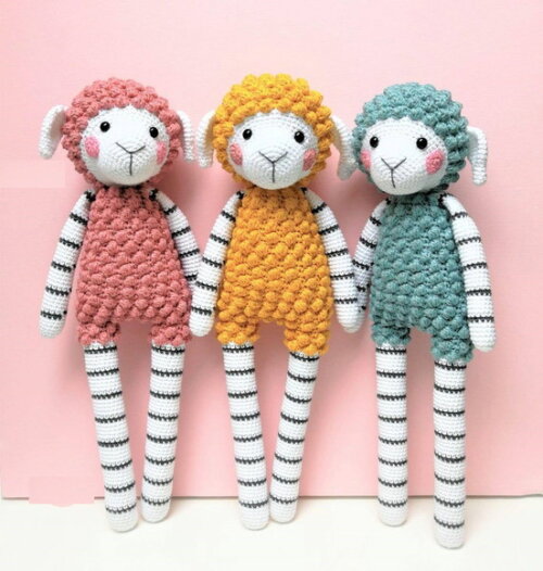 Receita Ovelha Amigurumi