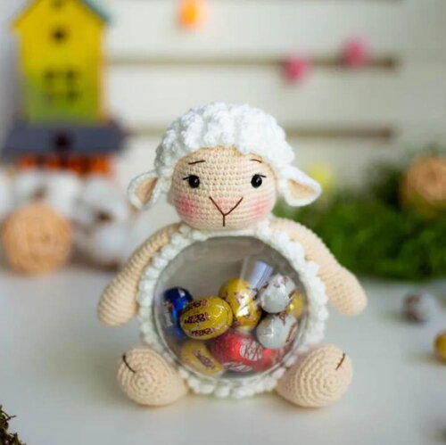 Receita Ovelha Amigurumi