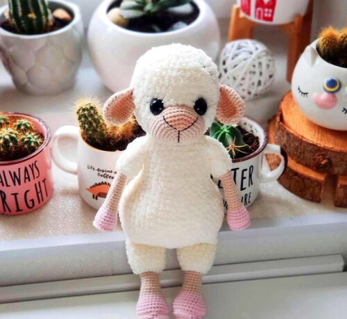 Receita Ovelha Amigurumi
