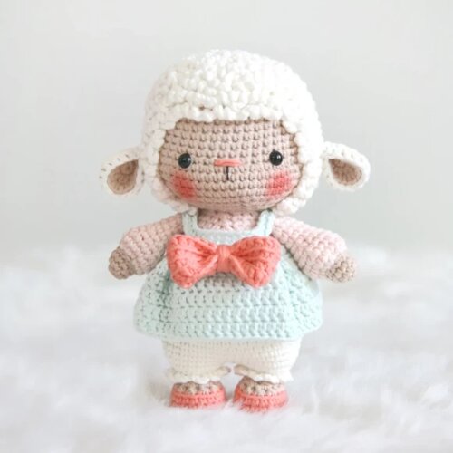 Receita Ovelha Amigurumi