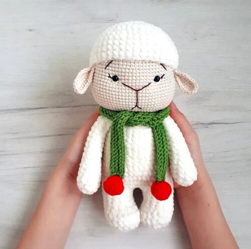Receita Ovelha Amigurumi
