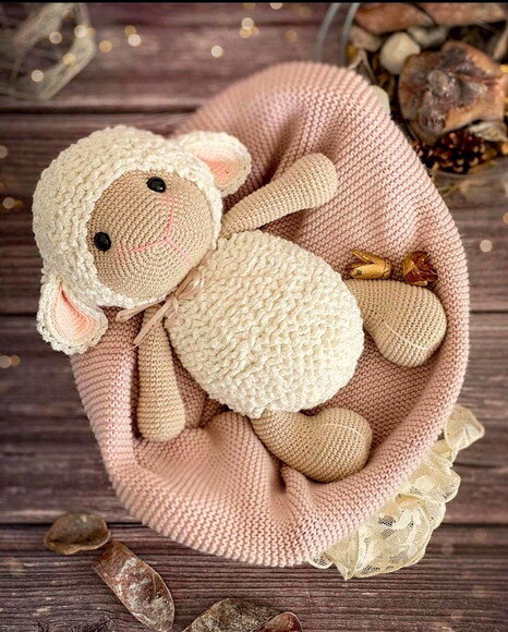 Receita Ovelha Amigurumi