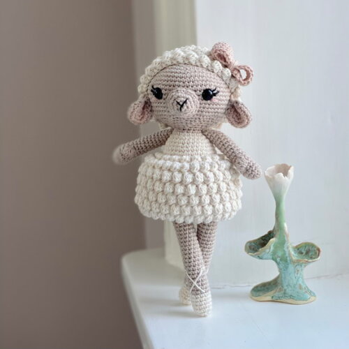 Receita Ovelha Bailarina Amigurumi