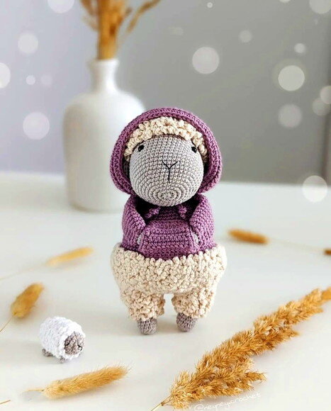 Receita Ovelhinha Amigurumi