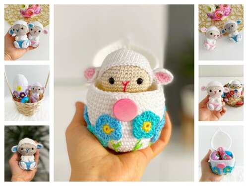 Receita Ovelha no Ovo Amigurumi