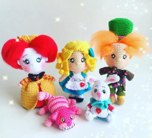 Receita Pais das Maravilhas Amigurumi