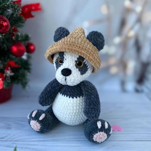 Receita Panda Amigurumi