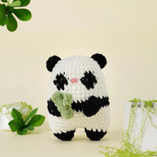 Receita Panda Amigurumi