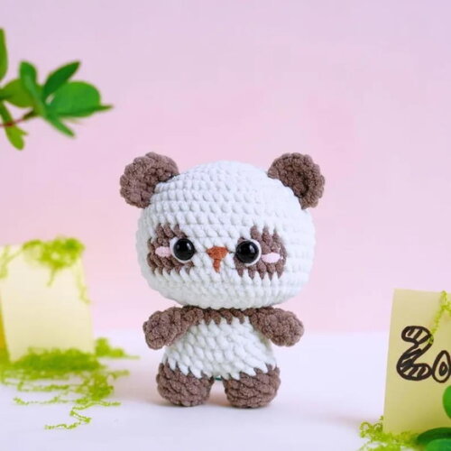Receita Panda Amigurumi
