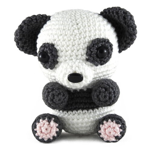 Receita Panda Amigurumi