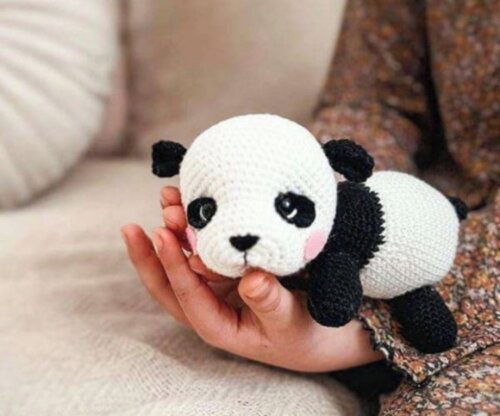 Receita Panda Amigurumi