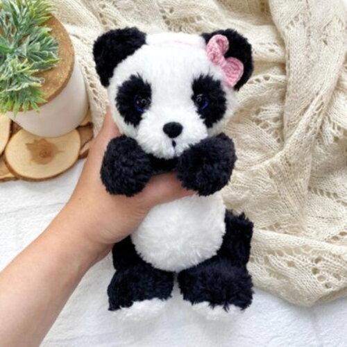 Receita Panda Amigurumi