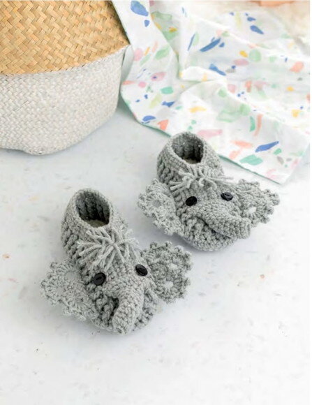 Receita Pantufa Elefante Amigurumi