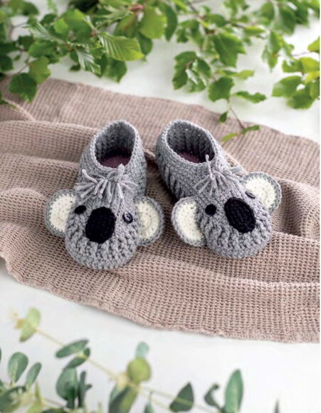 Receita Pantufa Coala Amigurumi