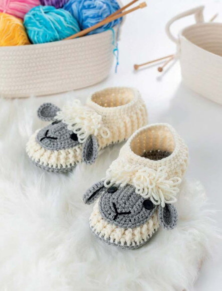 Receita Pantufa Ovelha Amigurumi