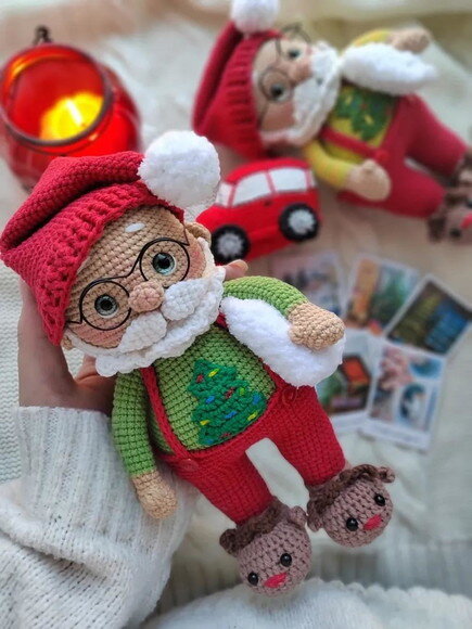 Receita Papai Noel Amigurumi