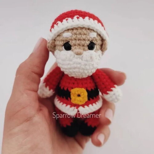 Receita Papai Noel Amigurumi