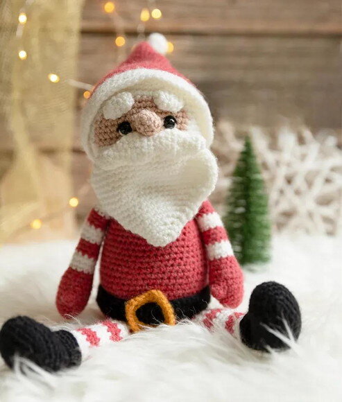 Receita Papai Noel Amigurumi