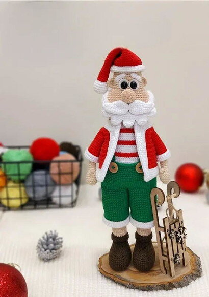 Receita Papai Noel Amigurumi