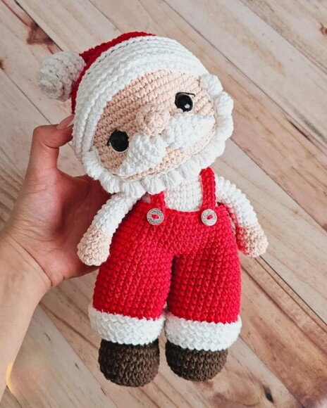 Receita Papai Noel Amigurumi