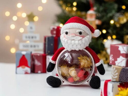 Receita Papai Noel Amigurumi