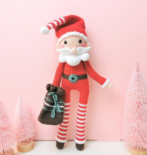 Receita Papai Noel Amigurumi