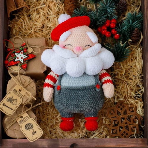 Receita Papai Noel Amigurumi