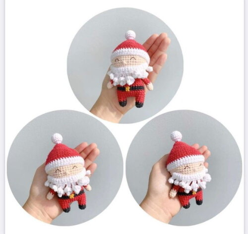 Receita Papai Noel Amigurumi