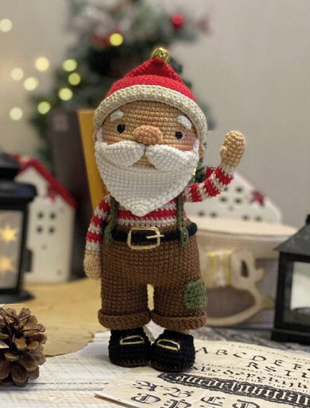 Receita Papai Noel Amigurumi