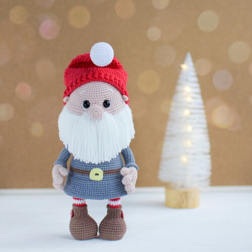 Receita Papai Noel Amigurumi