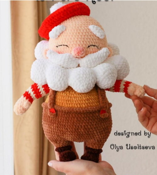 Receita Papai Noel Amigurumi