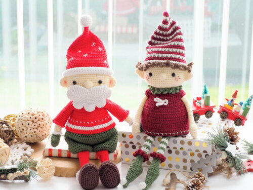 Receita Papai Noel e Duende Amigurumi