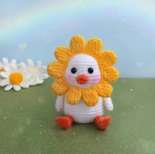 Receita Patinho Amigurumi