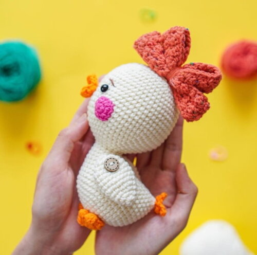 Receita Pato Amigurumi