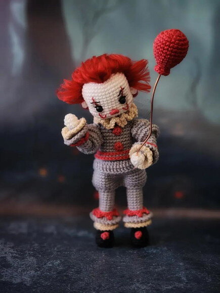 Receita Pennywise Amigurumi