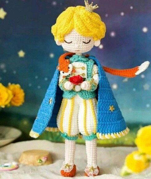 Receita pequeno principe amigurumi
