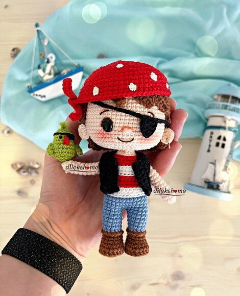 Receita Pirata Amigurumi