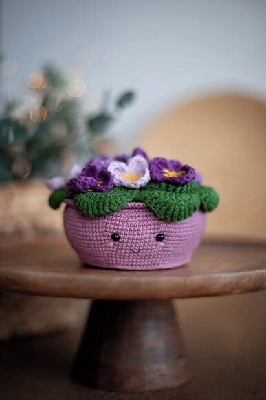 Receita Planta Amigurumi