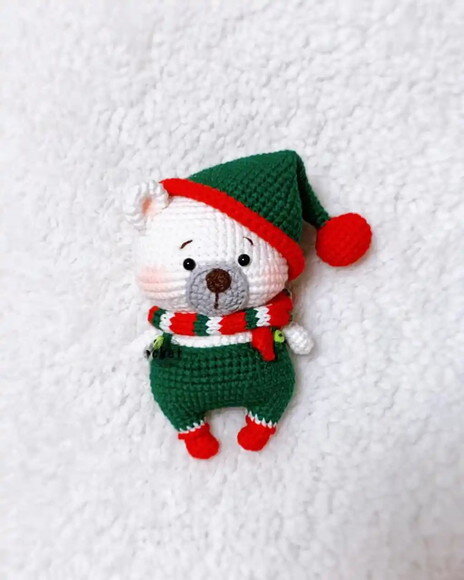 Receita Polar Natalino Amigurumi