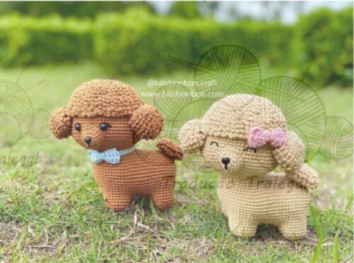 Receita Poodle Amigurumi