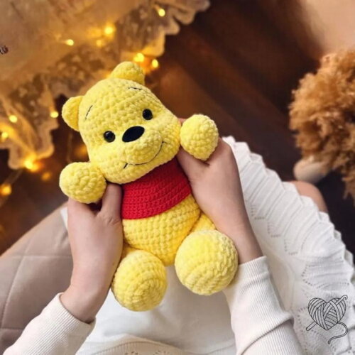 Receita Pooh Amigurumi