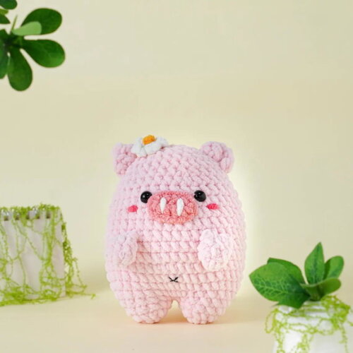 Receita Porco Amigurumi