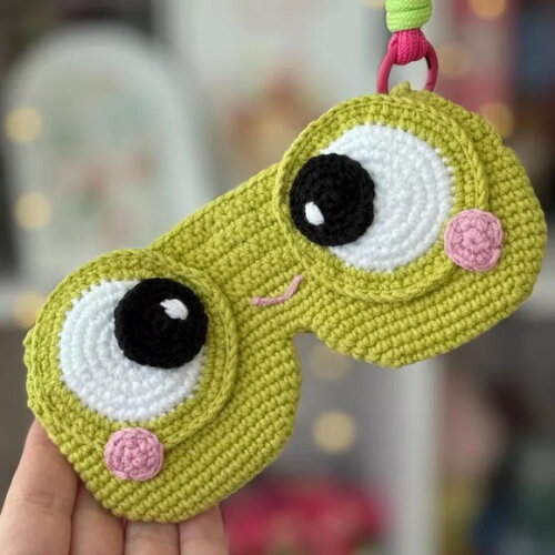 Receita Porta Oculos Sapo Amigurumi