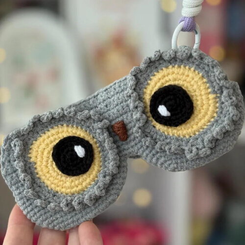 Receita Porta Oculos Coruja Amigurumi
