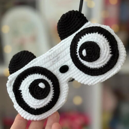 Receita Porta Oculos Panda Amigurumi
