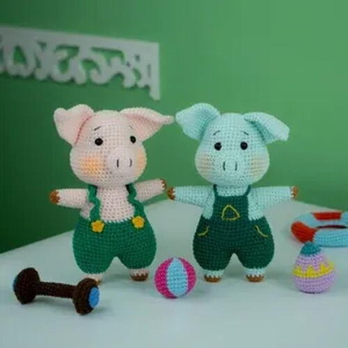 Receita Porquinhos Amigurumi