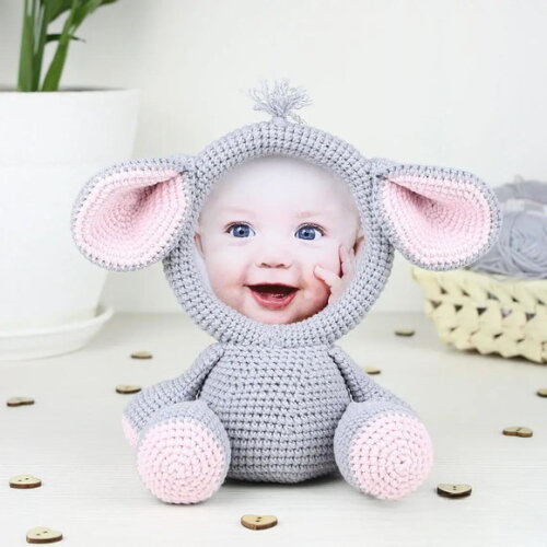 Receita Porta Retrato Amigurumi