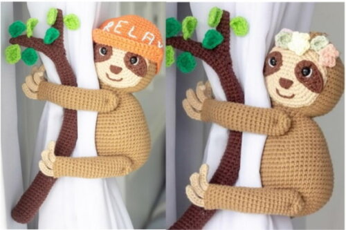Receita Preguiça Amigurumi