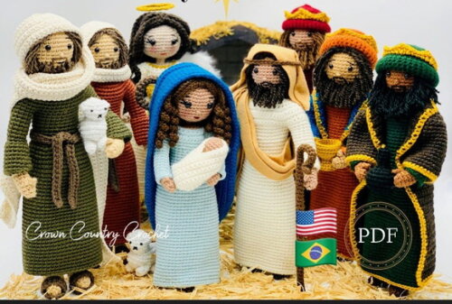 Receita Presepios Amigurumi